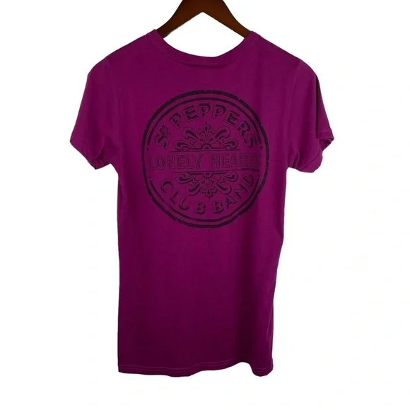 Junk Food | Purple Beatles Sgt Peppers Band Tee Shirt New - Picture 4 of 9